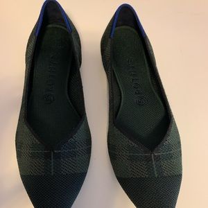 Rothy’s Point size 10.5 Racer Green